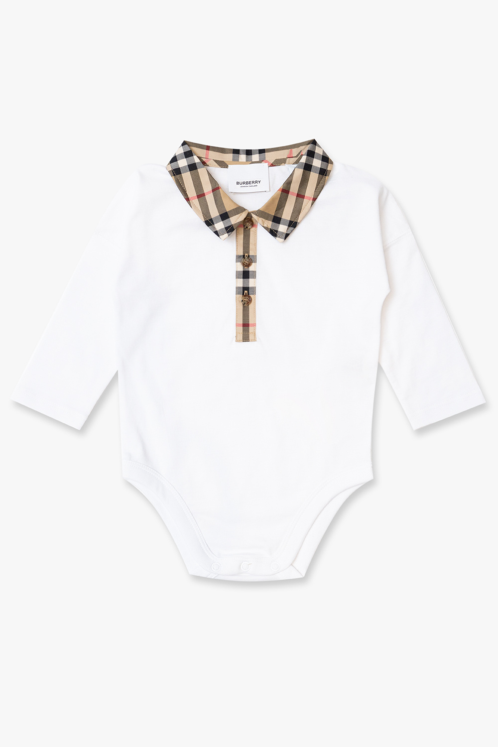 Burberry infant bodysuit factory set of 3 (3-6M)